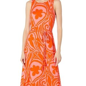 Trina Turk Printed Jersey Maxi Dress SZ Large